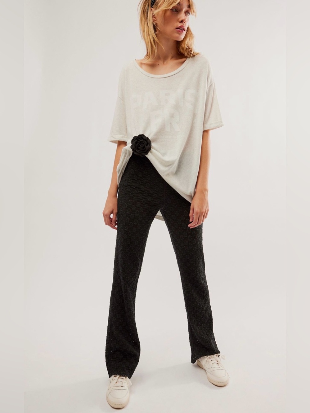 NWOT size XS Free People One Ona Lace Flare pants